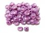 Acrylic Dimpled Cubes - Opaque Purple Rainbow 13.5mm